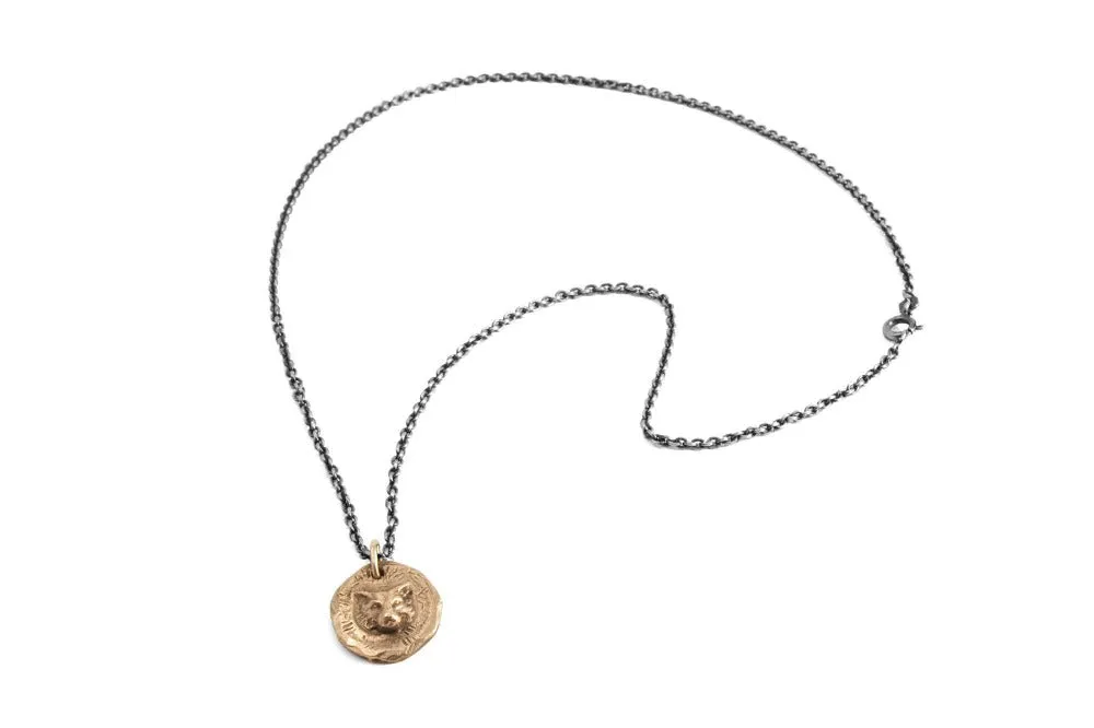 #057 - Necklace Wolf - GOLD