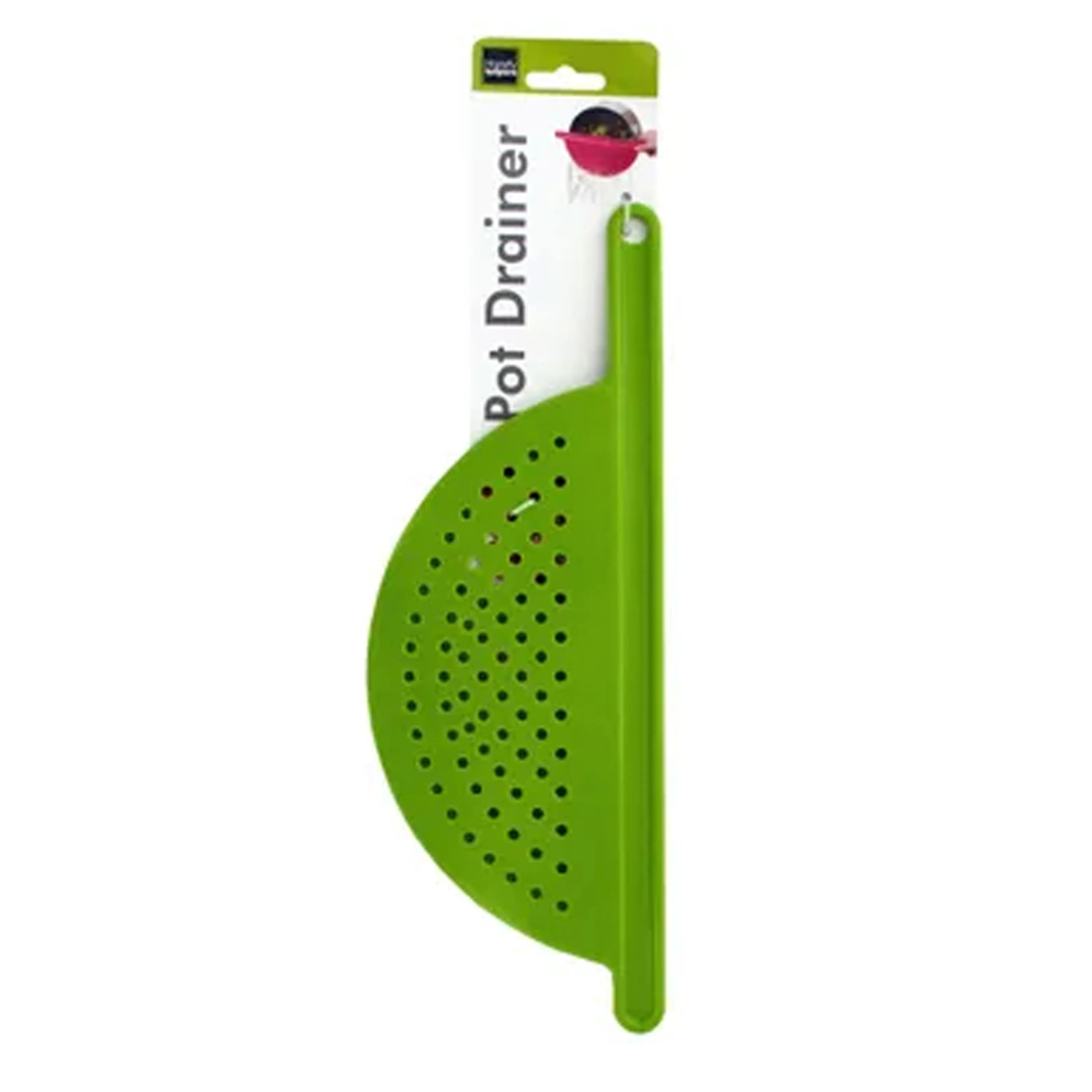 1 Pc Pot Pan Drainer Pasta Noodle Strainer Colander Sieve Filter Handle Kitchen