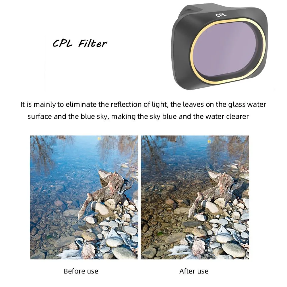 4-in-1 Lens Filter for Dji Mavic Mini - Uv Cpl Nd4 Nd8