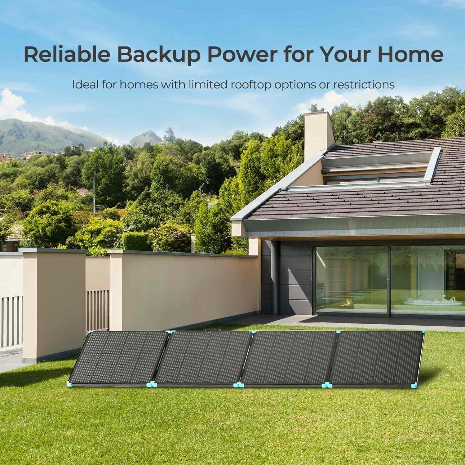 400W Lightweight Portable Solar Suitcase, Foldable Solar Panel for Outdoor Activities, Durable & IP67 Waterproof for RV, Camping, Off-Grid, Fast Installation with Sturdy Kickstands