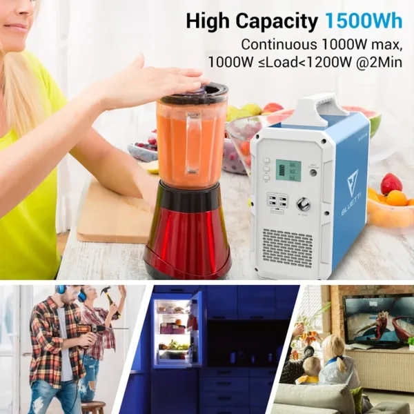 BLUETTI EB150   2*PV120/PV200 | 1000 Watt Generator
