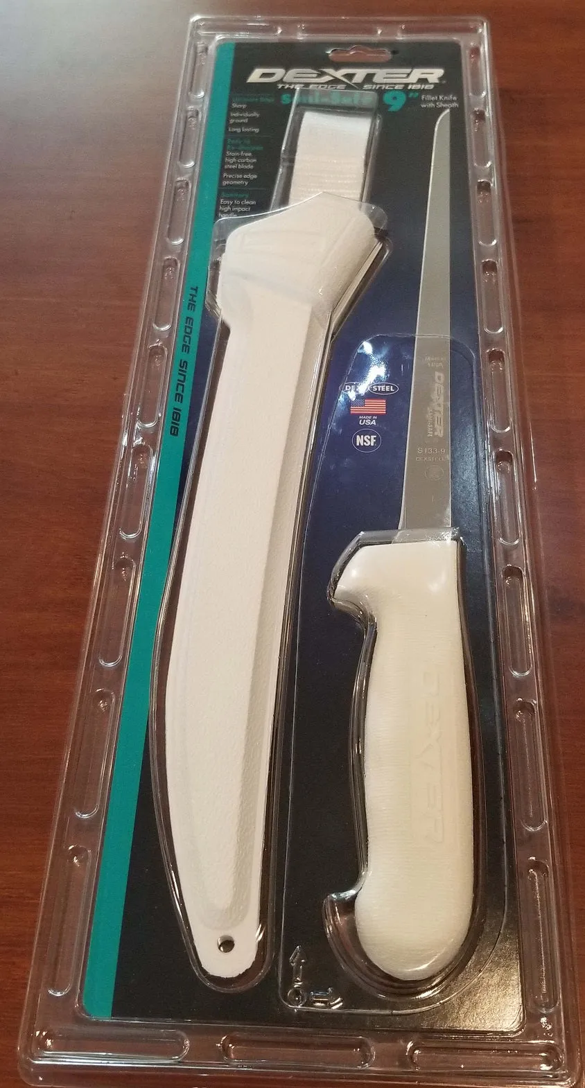 Dexter 9" Narrow Fillet Knife With Sheath S133-9WS1-CP