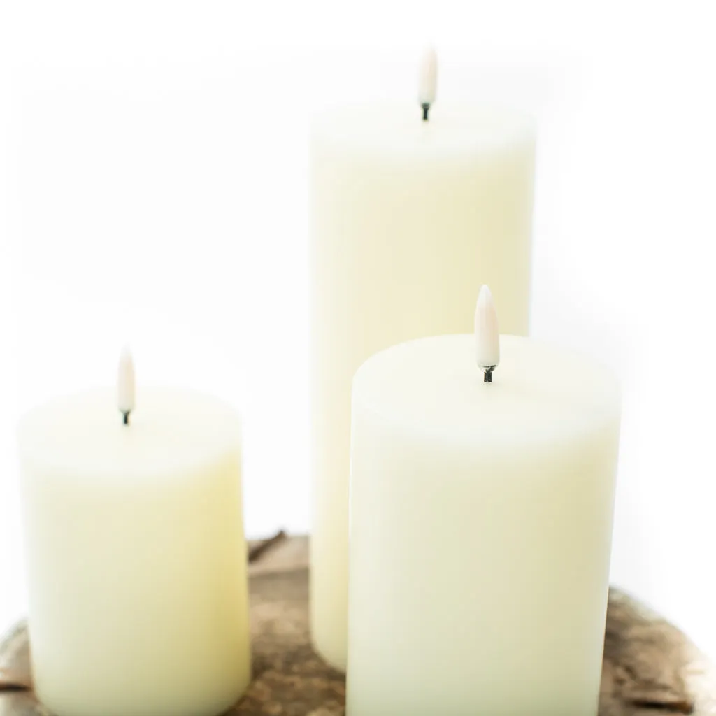 Flameless Pillar Candle (2 Colors)