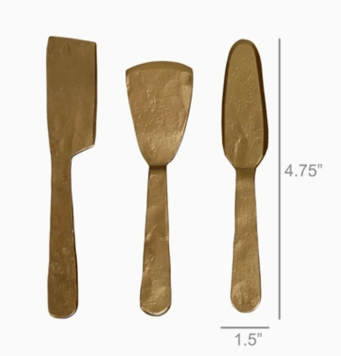 Ibsen Cheese Tools - Antique Brass