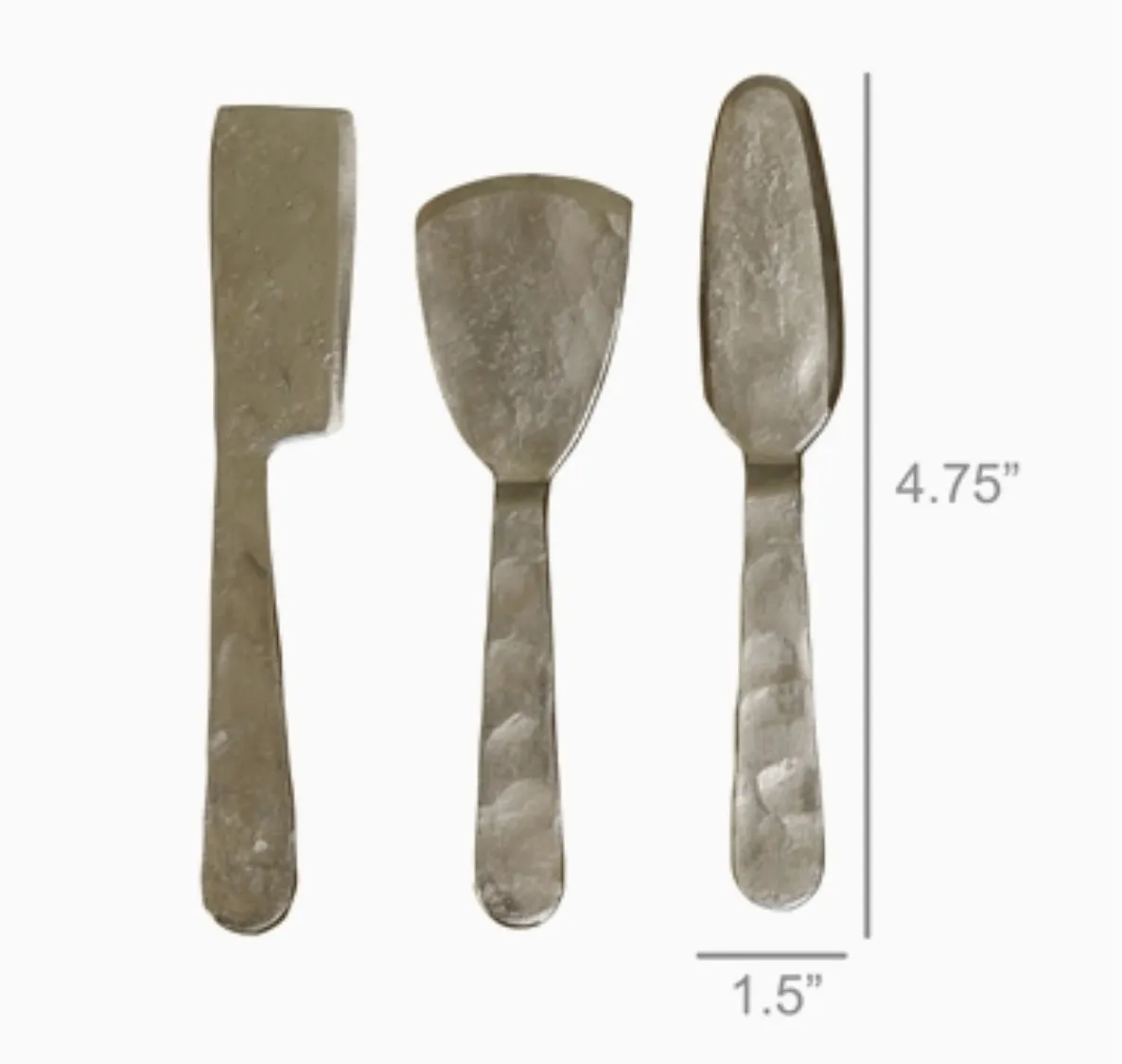 Ibsen Cheese Tools - Antique Silver