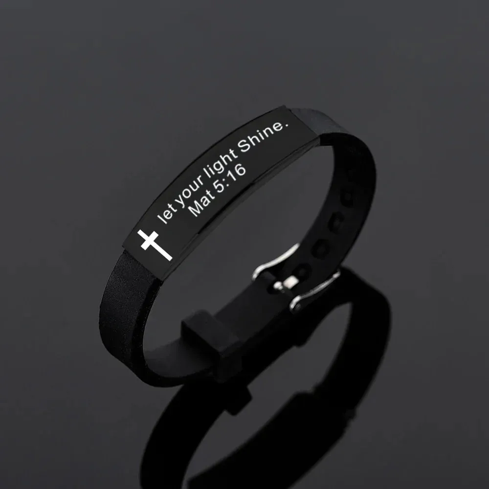 Inspirational Faith Silicone Bracelets
