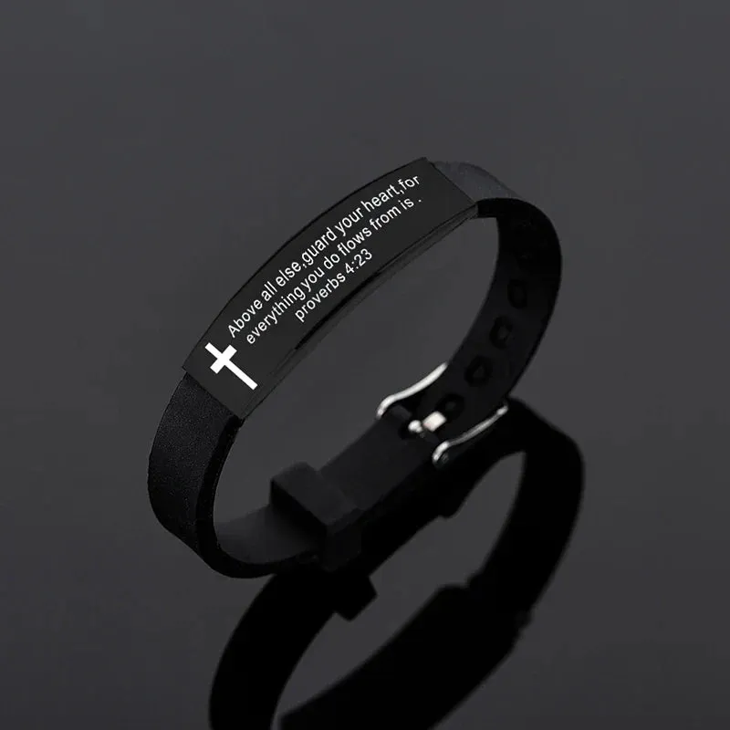 Inspirational Faith Silicone Bracelets