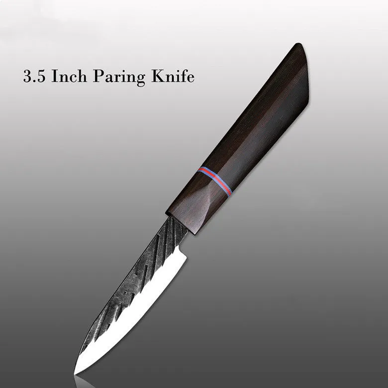 Japanese style cutting knife set