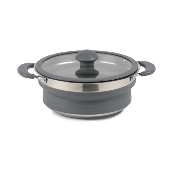 Kampa Folding Saucepan 1.5L GREY