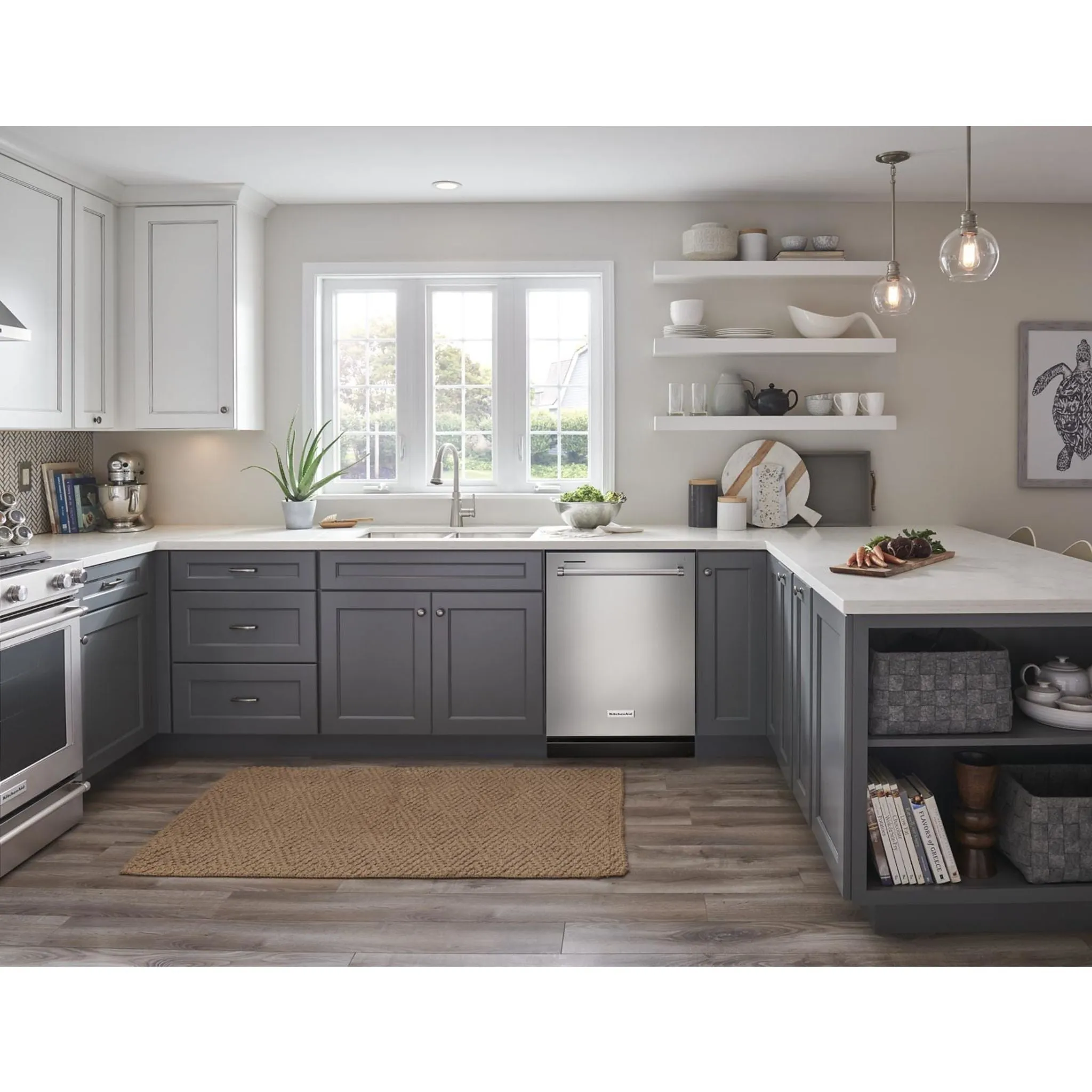 KitchenAid Dishwasher Stainless Steel Tub (KDTM404KPS) - Stainless Steel