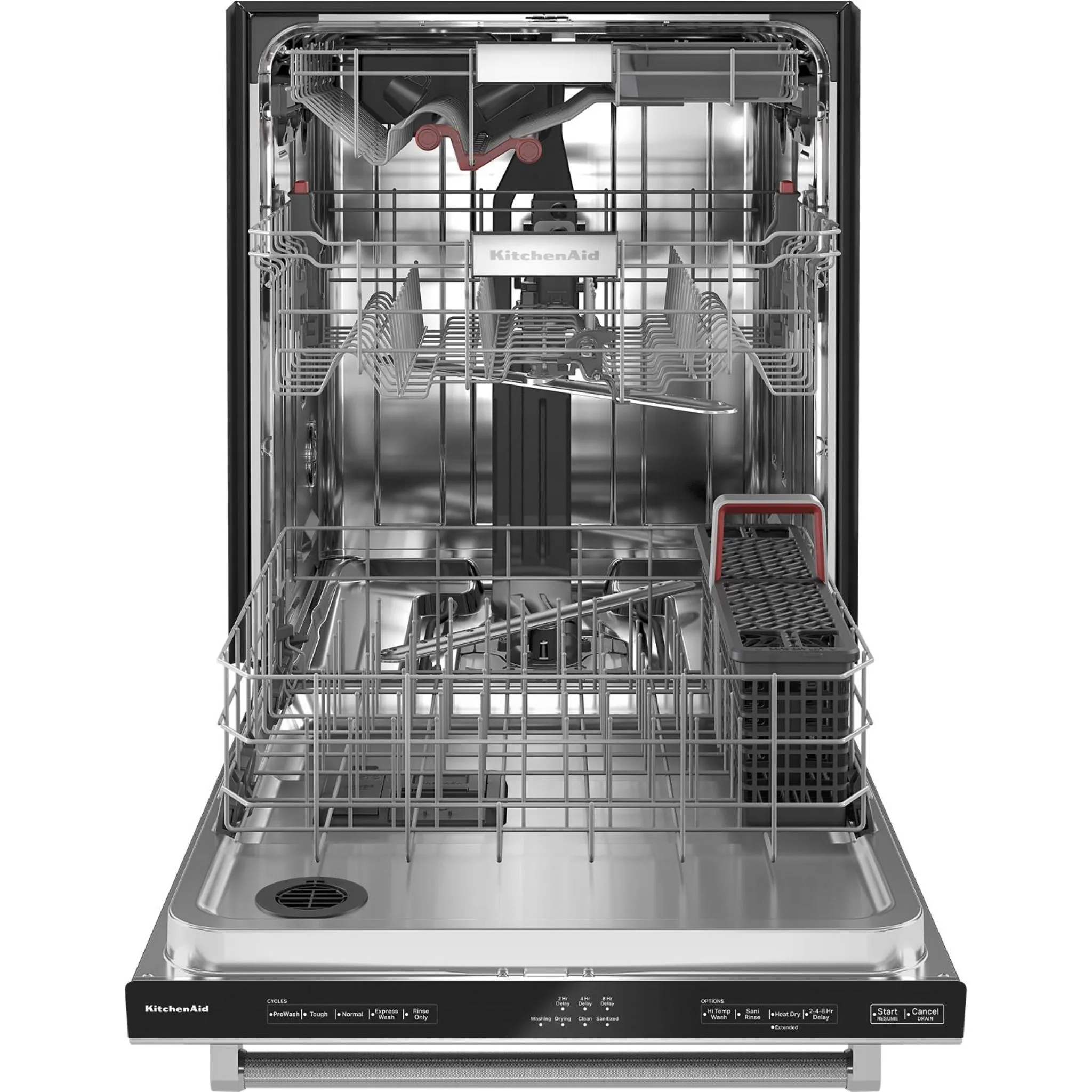 KitchenAid Dishwasher Stainless Steel Tub (KDTM404KPS) - Stainless Steel