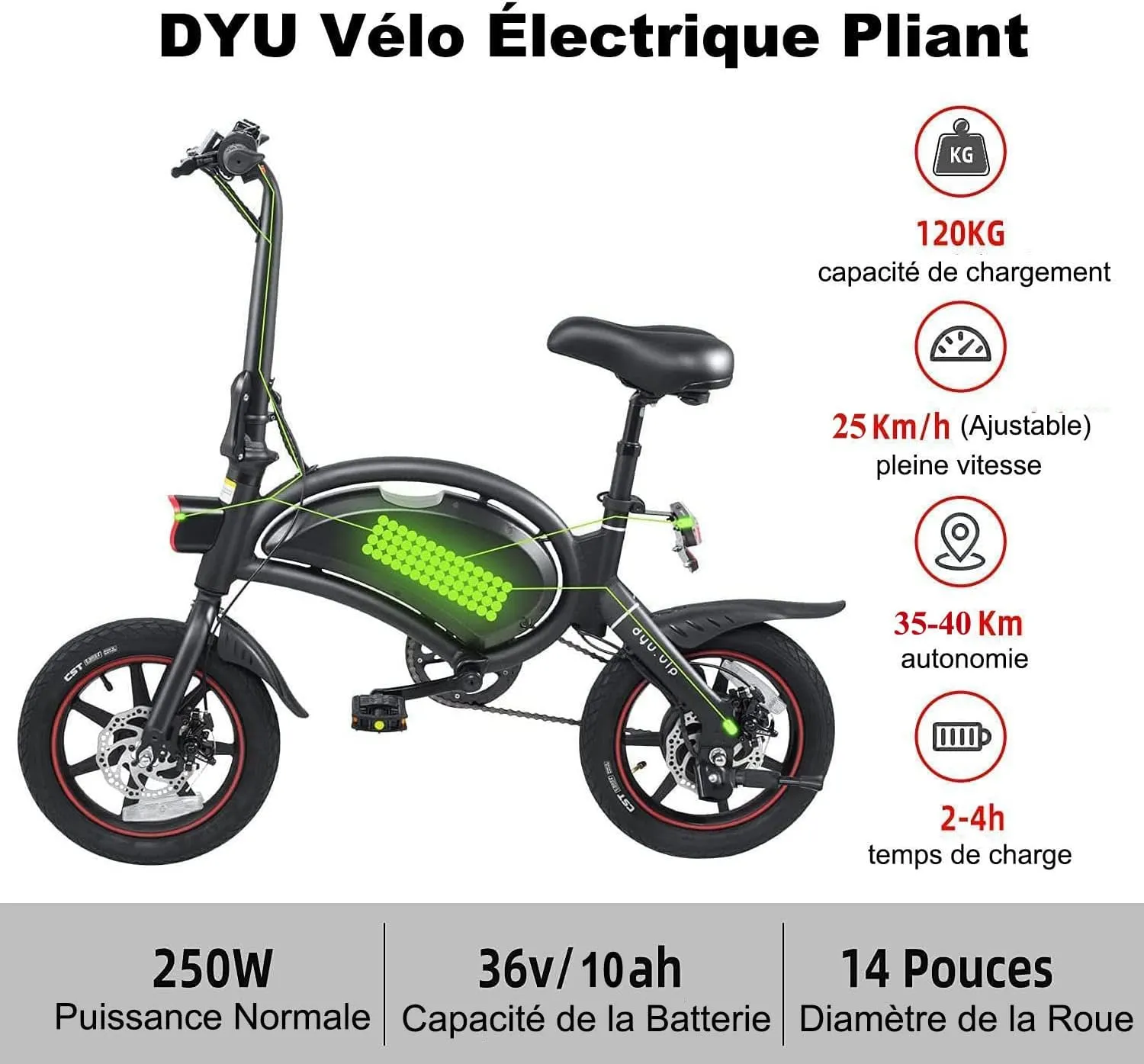Mini Vlo lectrique Pliable Adultes et Enfants Portable Urbain Smart E-Bike | Fitnessterapy