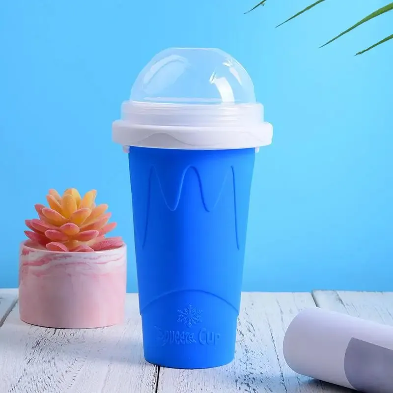 Quick Frozen Slushy Maker Cup Creative DIY Homemade Slushie Cup Fast Cooling Ice Cream Bottle for Milkshake Smoothies Slushies