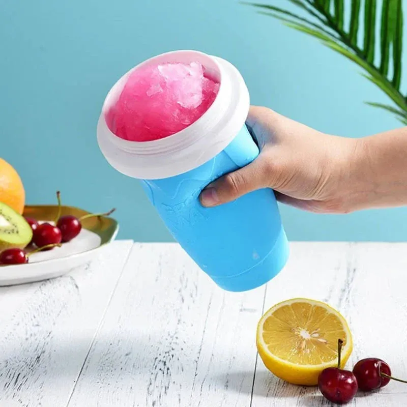 Quick Frozen Slushy Maker Cup Creative DIY Homemade Slushie Cup Fast Cooling Ice Cream Bottle for Milkshake Smoothies Slushies