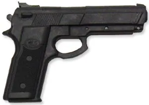 Rubber Training Gun - Black, Orange or Yellow