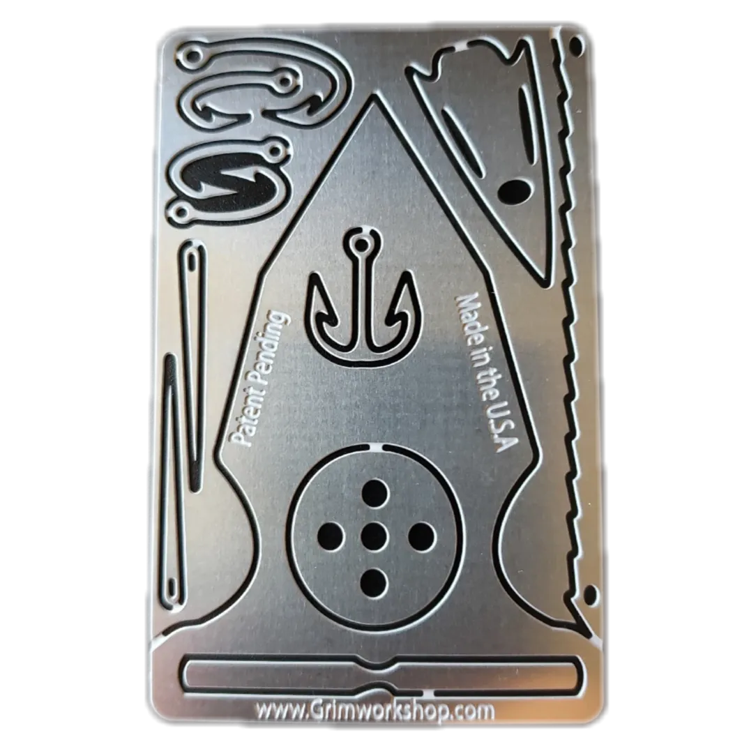 Self Defense Spear Survival Card