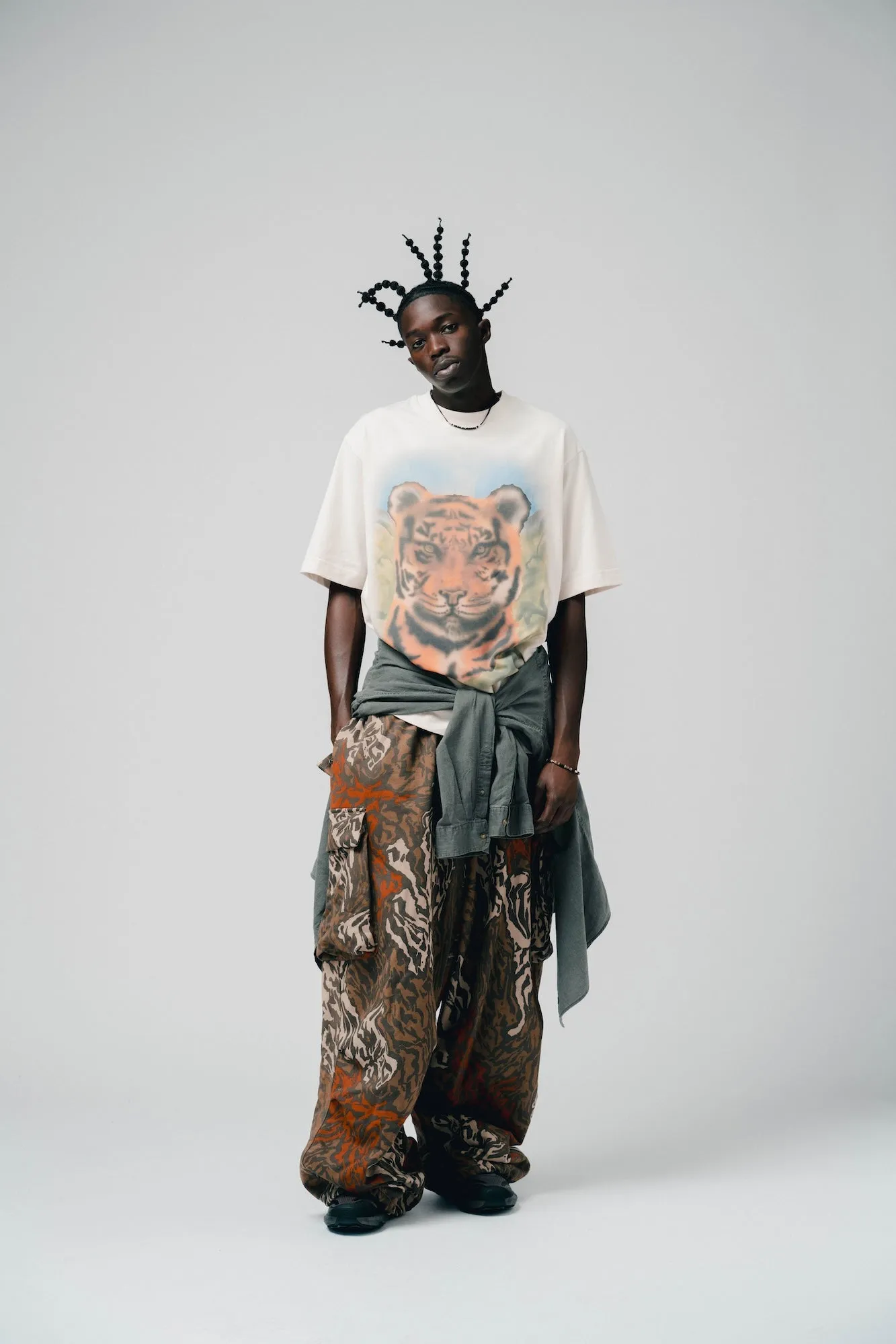 Sundra Tiger S/S Tee (Chalk)