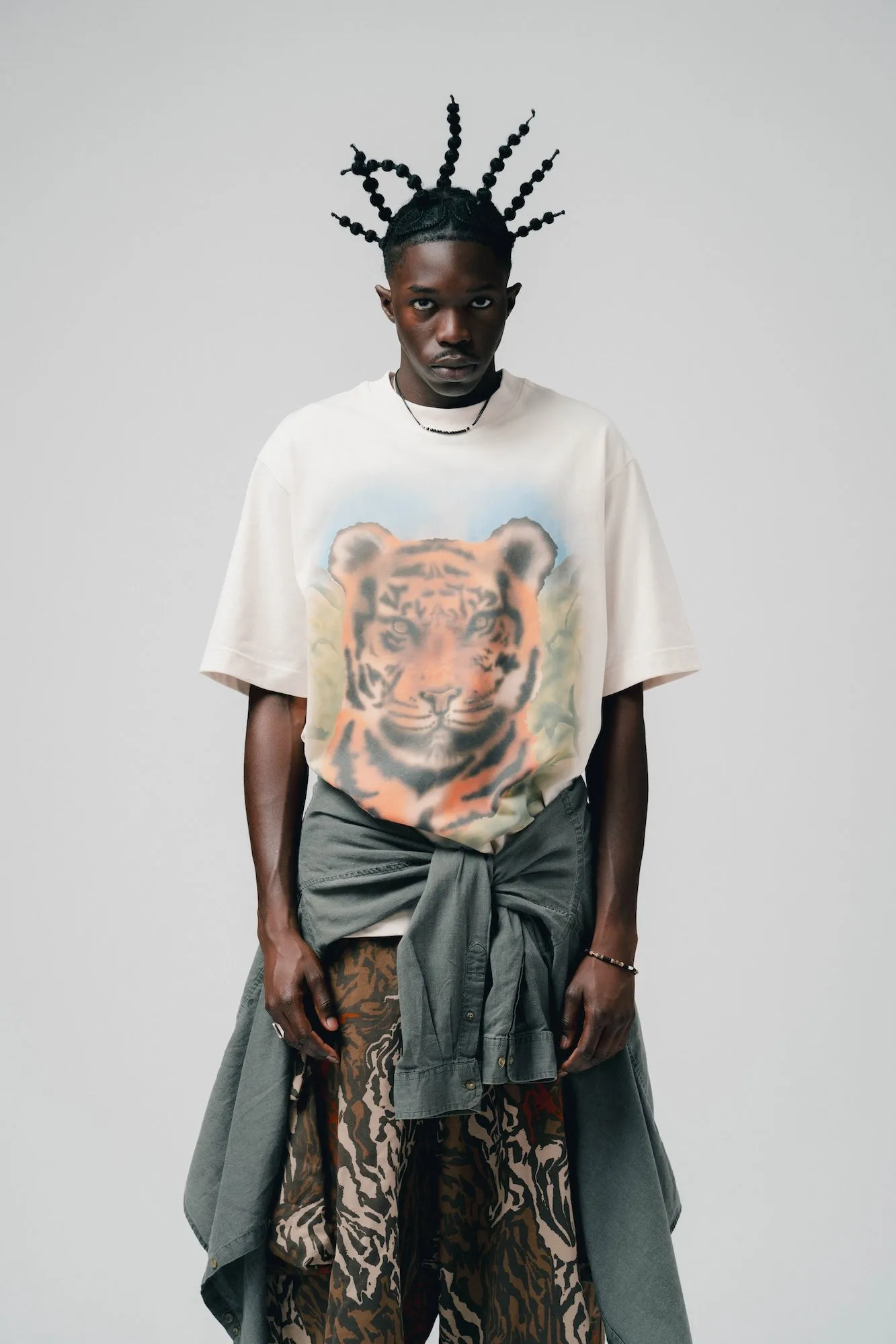 Sundra Tiger S/S Tee (Chalk)