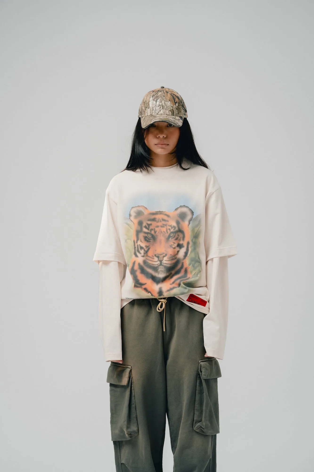 Sundra Tiger S/S Tee (Chalk)