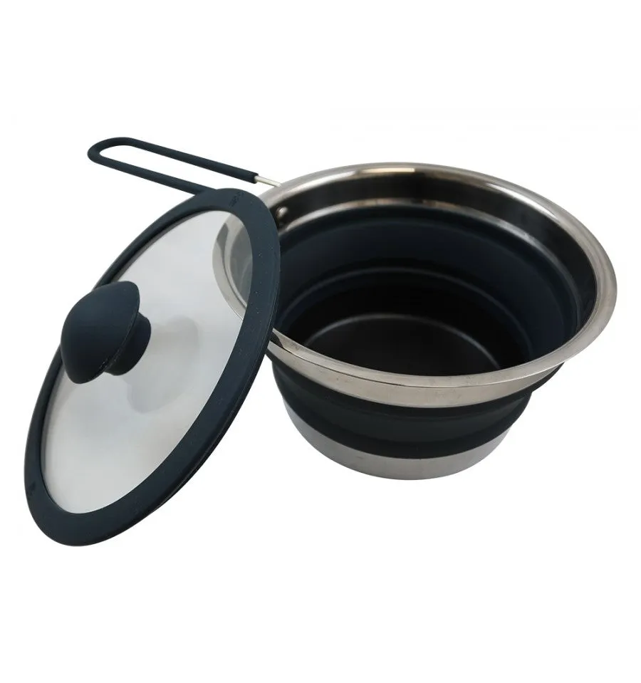 Vango Cuisine Collapsible Pot 1L Grey