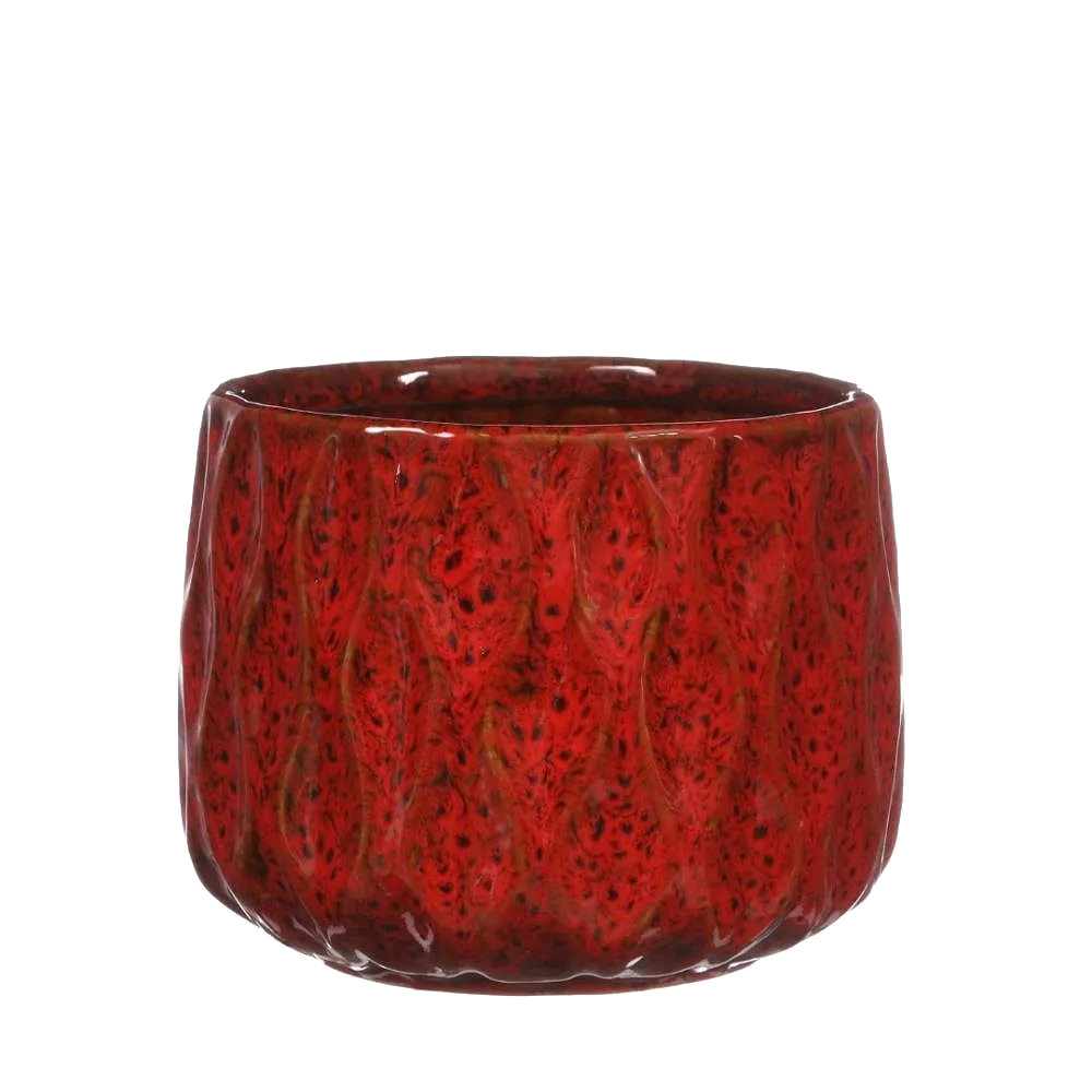 WAVE POT 11X9HCM RED